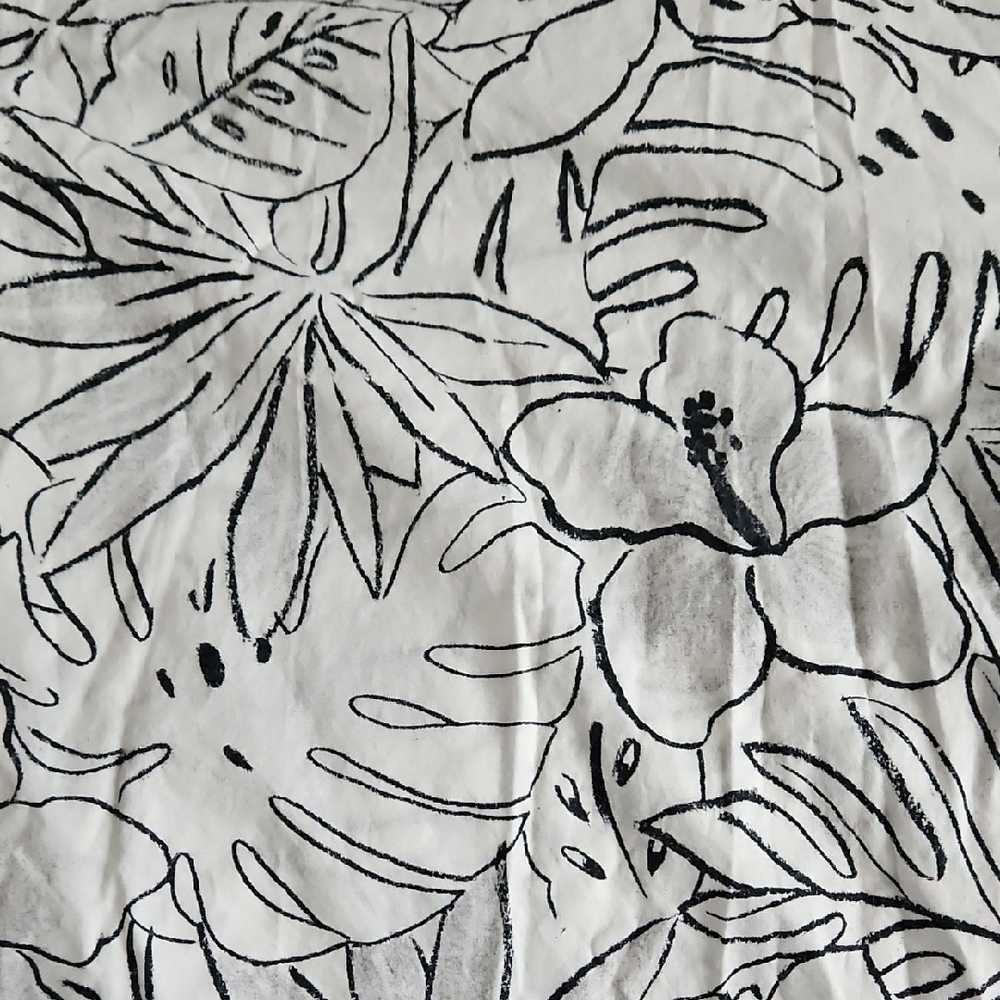 Tommy Bahama Monochrome Floral Button-Down Shirt - Picture 12 of 13